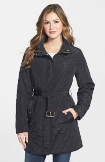 MICHAEL Michael Kors Belted Quilted Coat