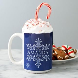 Personalized Snowflake Mug