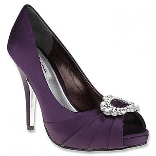 Nina Elvira  Women's   Eggplant Crystal Satin