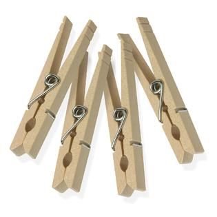 Honey Can Do Wood Clothespins with Spring   200 pack   Home   Storage