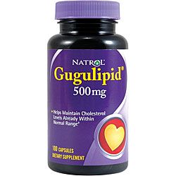 Natrol Gugulipid 500 mg Supplements (Pack of 2 100 count Bottles
