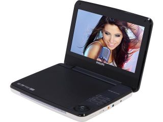 Refurbished: PHILIPS PD9000/37 Portable DVD Player without Remote & Car Mount