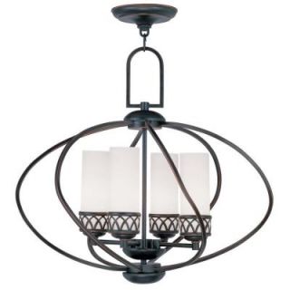 Filament Design Providence 4 Light Olde Bronze Incandescent Ceiling Chandelier CLI MEN4724 67