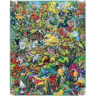 Jigsaw Puzzle 1000 Pieces 24"X30" Hummingbirds