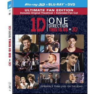 One Direction: This Is Us (Ultimate Fan Edition) (3D Blu ray + Blu ray + DVD) (With INSTAWATCH) (Widescreen)