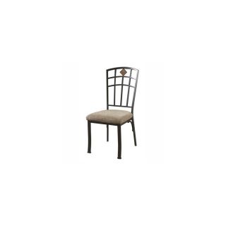 Powell Set of 2 Jefferson Chocolate Bronze Crackle Dining Chairs