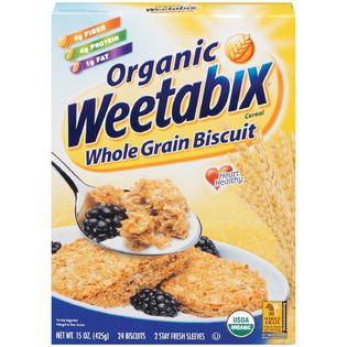 Weetabix Whole Grain Biscuit Organic Weetabix Cereal 15 OZ BOX   Food