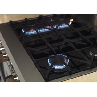 Kenmore Slide In Ceramic Glass Gas Cooktop: High Output at 