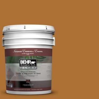 BEHR Premium Plus Ultra 5 gal. #S H 320 Enchanting Ginger Eggshell Enamel Interior Paint 275305