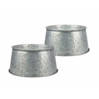 Metal Stands/Buckets, Set of 2