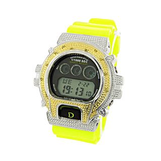 Mens DS217 Y Bling Yellow Digital Watch   16301532  
