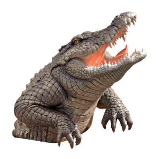 Design Toscano 19 In. Snapping Swamp Gator Statue DB383090