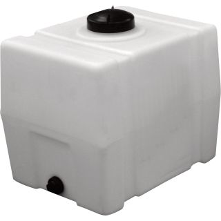 RomoTech Poly Storage Tank — Square, 30-Gallon Capacity, Model# 2390  Storage Tanks