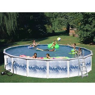 Swim N Play  15ft x 48in Heritage Opal Round Pool Package