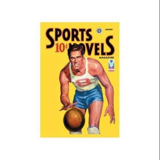 Sports Novels Magazine: January, 1949 Print (Unframed Paper Poster Giclee 20x29)