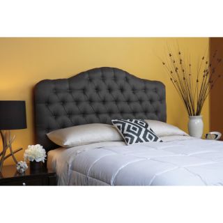 Fashion Bed Group Qu Saint Lucia Charcoal Upholstered Headboard