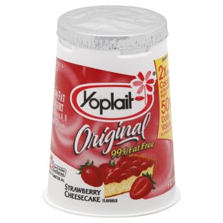 Yoplait Original Yogurt, Low Fat, Strawberry Cheesecake, 6 oz (170 g)