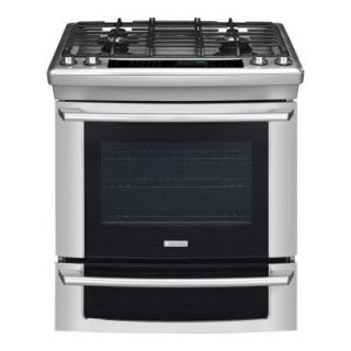 Electrolux IQ Touch 4.2 cu. ft. Slide In Natural Gas Range with Self Cleaning Convection Oven in Stainless Steel DISCONTINUED EI30GS55JS