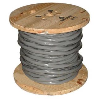 Southwire 250 ft. 4/0 4/0 4/0 2/0 Grey Stranded Aluminum SER Cable 13107808
