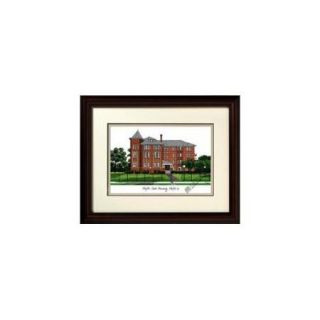 Campus Images VA992R 18'' x 14'' Norfolk State Alumnus Framed Lithograph