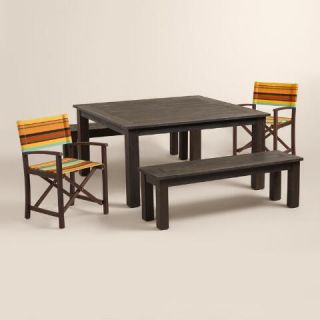 Espresso Wood Hermosa Dining Bench