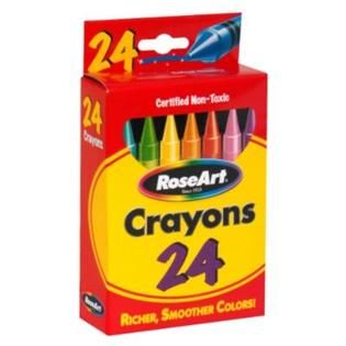 Crayola General Marking Crayons, No. 2, Black, 8 crayons   Office