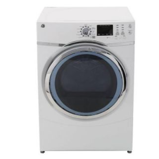 GE 7.5 cu. ft. Electric Dryer with Steam in White GFDS170EHWW