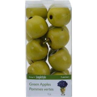 Design It: SimpleStyle FloraCraft Mini Apples, Green, 15 Pack