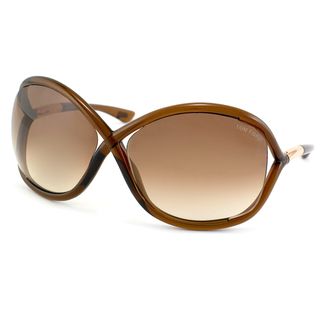 Tom Ford Womens TF009 Whitney 692 Brown Plastic Fashion Sunglasses