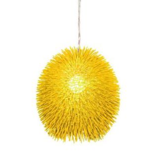 Varaluz Urchin 1 Light Un Mellow Yellow Pendant 169P01YE