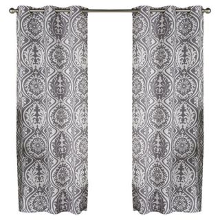 Chic Home Twinkle Semi Organza Grommet Curtain Panels