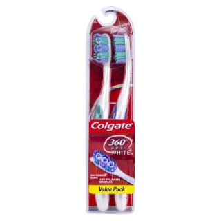 Colgate 360 Optic White Toothbrush Soft, 2ct