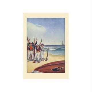 Robinson Crusoe: Then They Came.And Fired Small Arms. Print (Unframed Paper Poster Giclee 20x29)