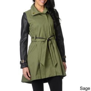 Nuage Womens Nepal Double breasted Short Trench Coat