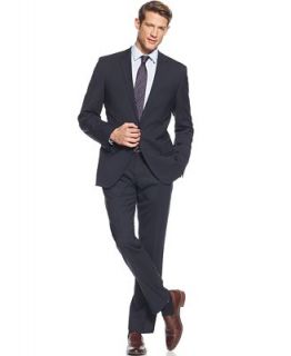 HUGO Navy Solid Extra Slim Fit Suit   Suits & Suit Separates   Men