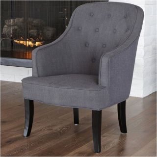 Trent Home Tufted Busch Barrel Chair in Gray   999812CY