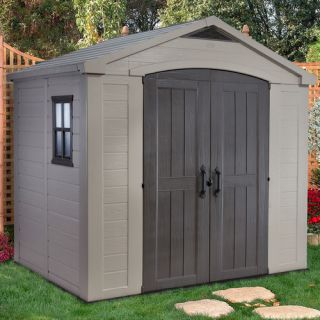 Keter Factor 8.42ft. W x 6ft. D Resin Tool Shed