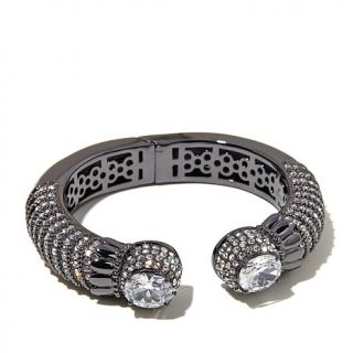 Joan Boyce "Couture Cuff" Oval Stone Pavé Kissable Bracelet   7828865