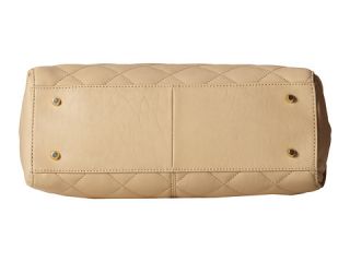 dkny gansevoort quilted nappa satchel w det ss sand