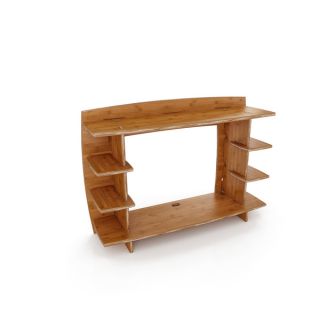 Legare Furniture 36 inch Amber Bamboo Desk Hutch