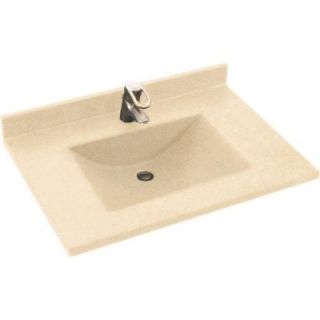Swanstone Contour 25 in. Solid Surface Vanity Top with Basin in Tahiti Terra DISCONTINUED CV2225 055