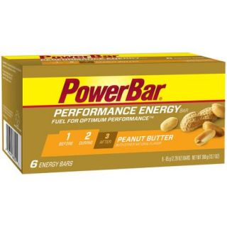 Power Bar Peanut Butter Performance Energy Bar, 2.29 oz, 6 count