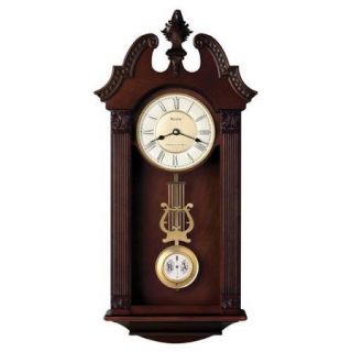 Ridgedale Wall Clock by Bulova   13 Inches Wide