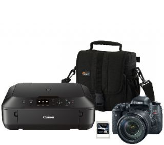 Canon EOS Rebel T6s Digital Camera with Printer& Case —