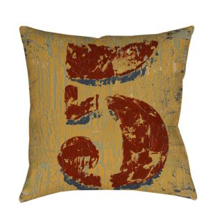 Thumbprintz Vintage Numbers VII Indoor/ Outdoor Throw Pillow