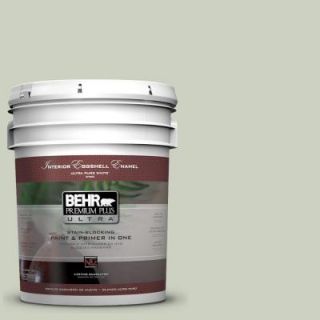 BEHR Premium Plus Ultra 5 gal. #PPU10 11 Sliced Cucumber Eggshell Enamel Interior Paint 275005