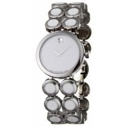 Movado Womens Ono Moda Stainless Steel And Ceramic Quartz Watch