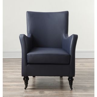 Carlyle Indigo Leather Chair