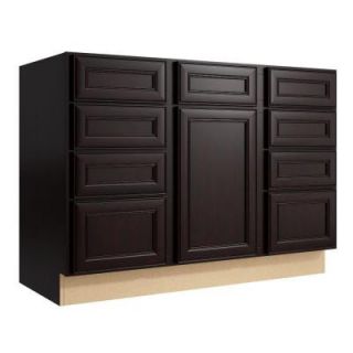 Cardell Boden 48 in. W x 34 in. H Vanity Cabinet Only in Coffee VCD482134.8.AF5M7.C63M