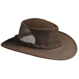 Kakadu Brimstone Breeze Leather Hat (For Men and Women) 3874P 58
